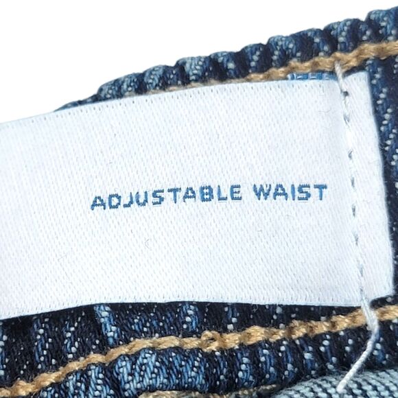 Old Navy Toddler Girl 5T Jeans High-Waisted Flare-Leg Pull-On Dark Wash - Picture 5 of 7